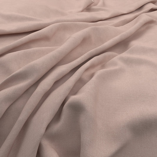 Sold by the meter. 100% linen. Colour Field Mushroom Pink